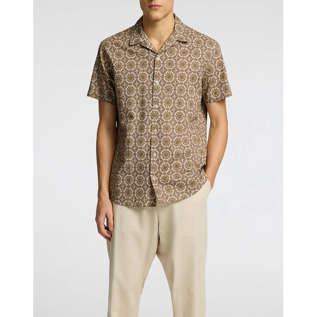 Product SELECTED SLHREGSUN SHIRT SS RESORT base image