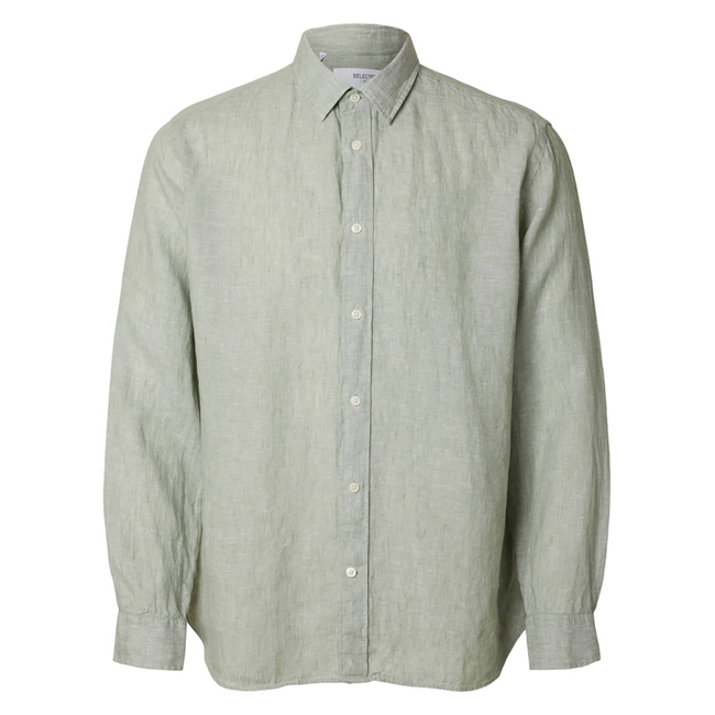 Product SELECTED SLHREGKYLIAN LINEN LS SHIRT base image