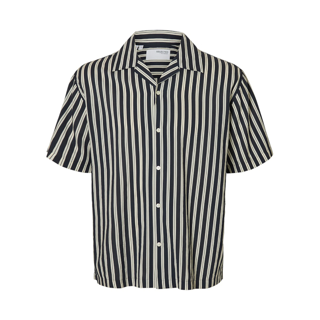 Product SELECTED SLHRLXAIR MIX SS SHIRT base image