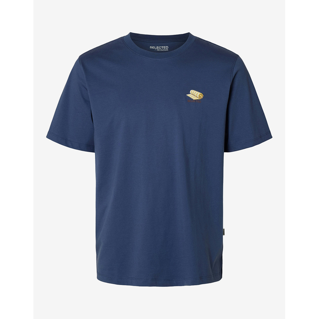 Product SELECTED SLHASPEN EMB SS O-NECK TEE base image