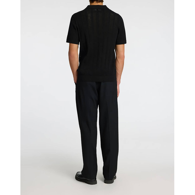 Product SELECTED SLHWELLS SS KNIT CROCHET OPEN POLO base image