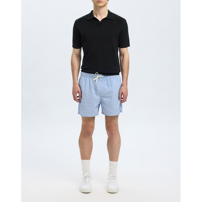 Product SELECTED SLHLINO SS KNIT CROCHET OPEN POLO base image