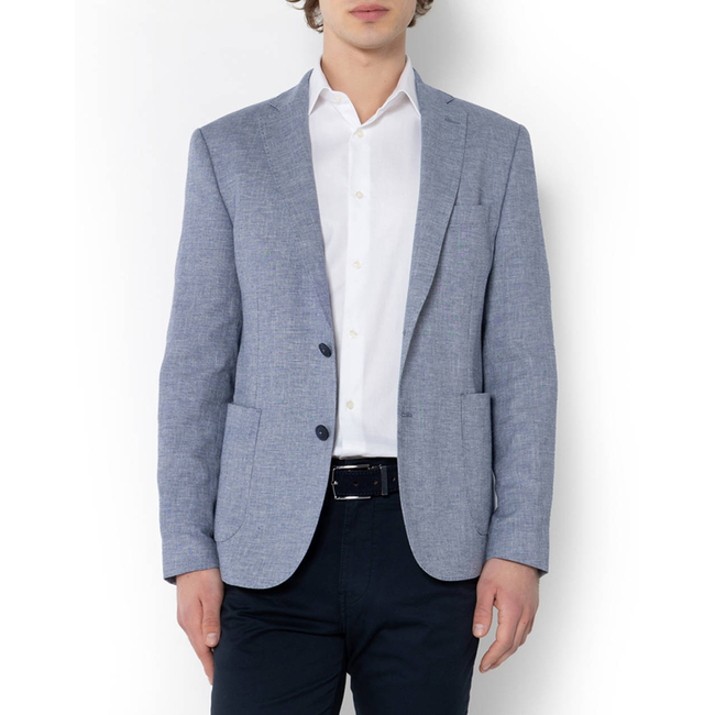 Product THE BOSTONIANS  ΣΑΚΑΚΙ COTTON LINEN REGULAR FIT base image