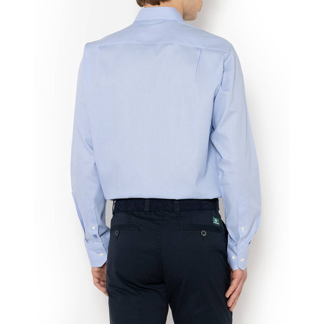 Product THE BOSTONIANS  ΠΟΥΚΑΜΙΣΟ ACORN ΠΟΠΛΙΝΑ CUSTOM FIT Stripe POPLIN Semi-rex Custom FIT base image