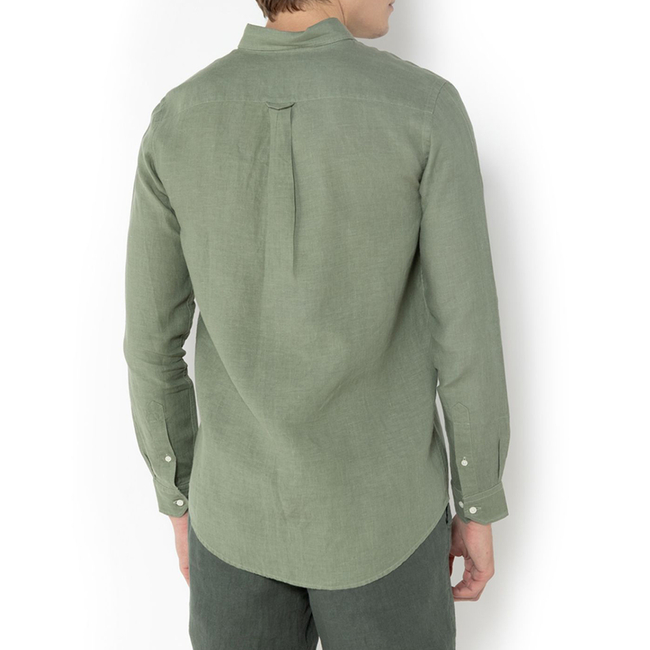 Product THE BOSTONIANS  ΠΟΥΚΑΜΙΣΟ ΛΙΝΟ REGULAR FIT Plain LINEN Button-down Regular Fit base image