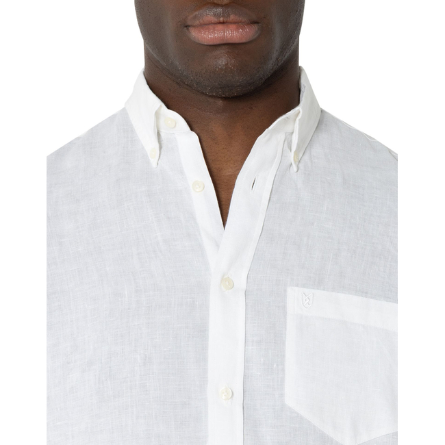 Product THE BOSTONIANS LINEN SHIRT REGULAR FIT Plain LINEN Button-down Regular Fit base image