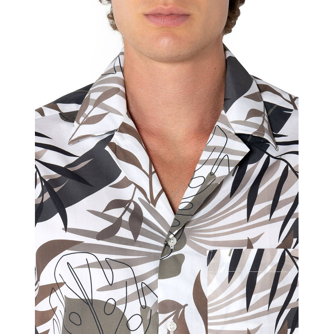 Product THE BOSTONIANS SHIRT CHARLES POPLIN CUSTOM FIT Print POPLIN Bayron Custom FIT base image