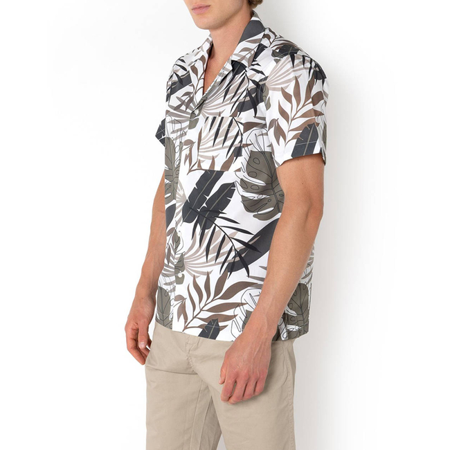 Product THE BOSTONIANS SHIRT CHARLES POPLIN CUSTOM FIT Print POPLIN Bayron Custom FIT base image