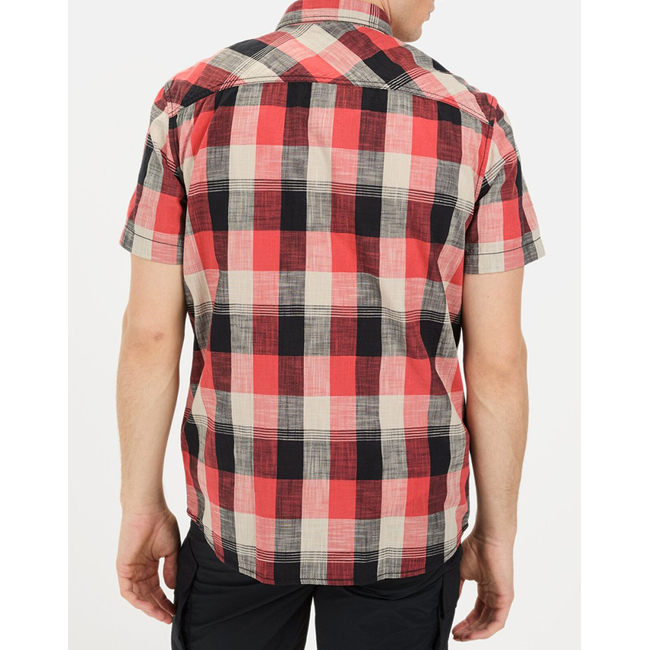 Product CAMEL SHIRT SS checked base image