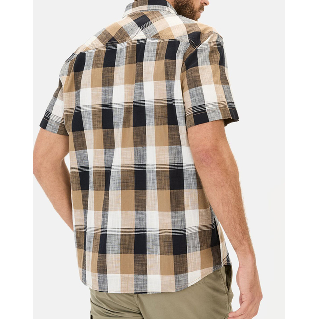 Product CAMEL SHIRT SS checked base image