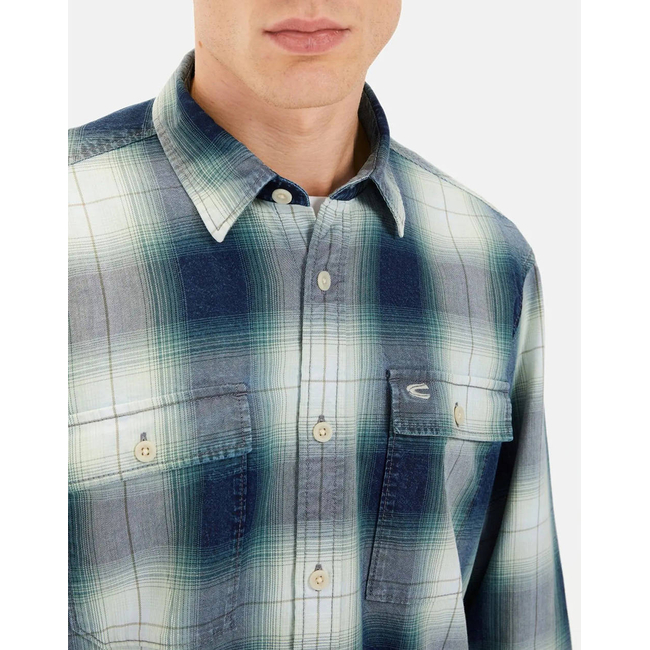 Product CAMEL ΠΟΥΚΑΜΙΣΟ Μ.Μ checked 2Pocket+flaps base image