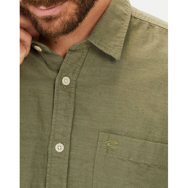 Product CAMEL SHIRT LS lin plain base image