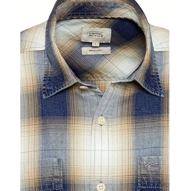 Product CAMEL SHIRT SS checked 2pocket base image
