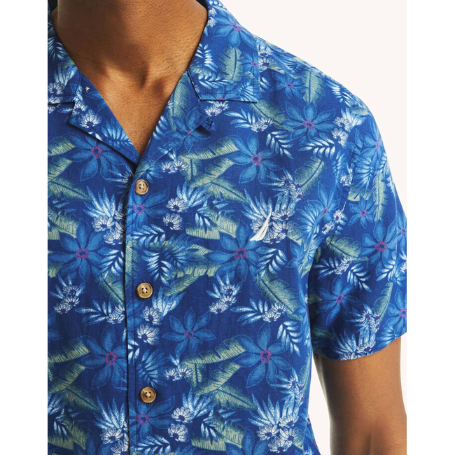 Product NAUTICA ΠΟΥΚΑΜΙΣΟ ΚΜ S/S CAMP COLLAR LINEN PRINT base image