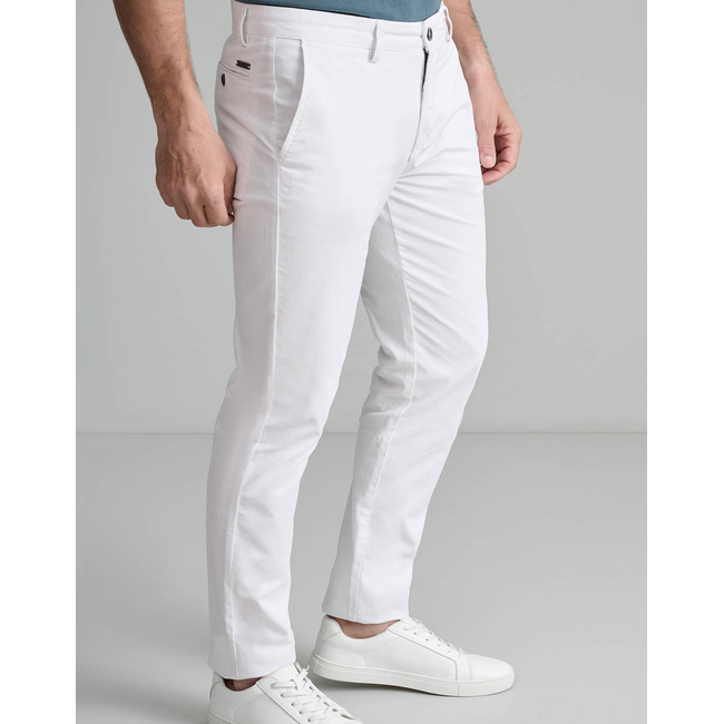 Product NAVY&GREEN MODERN FIT PLEATLESS PANTS base image