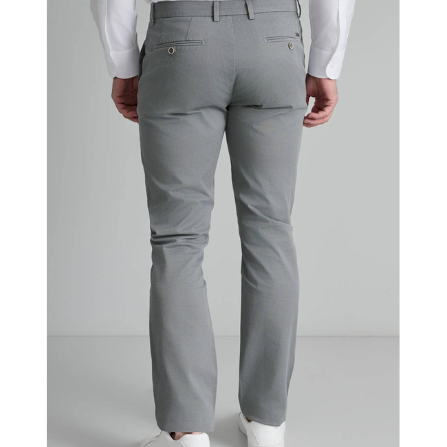 Product NAVY&GREEN MODERN FIT PLEATLESS PANTS base image