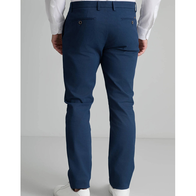Product NAVY&GREEN MODERN FIT PLEATLESS PANTS base image