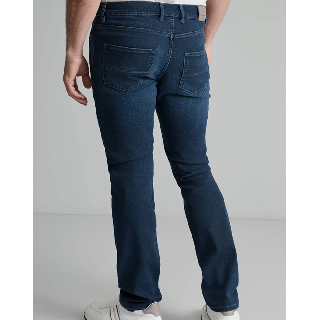 Product NAVY&GREEN LOW WAIST DENIM PANTS base image