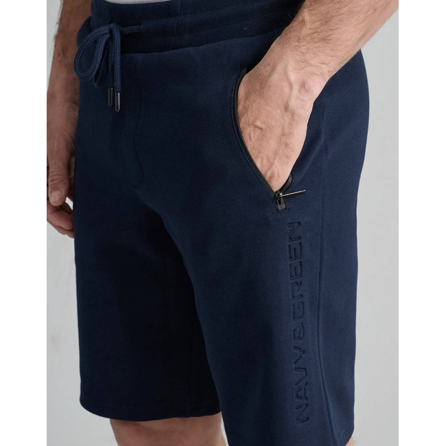 Product NAVY&GREEN JOGGING BERMUDA SHORTS base image