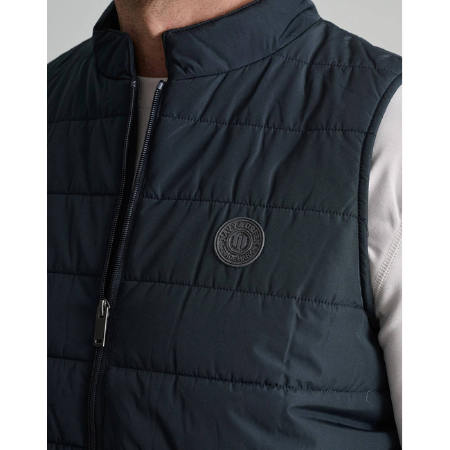 Product NAVY&GREEN VEST base image