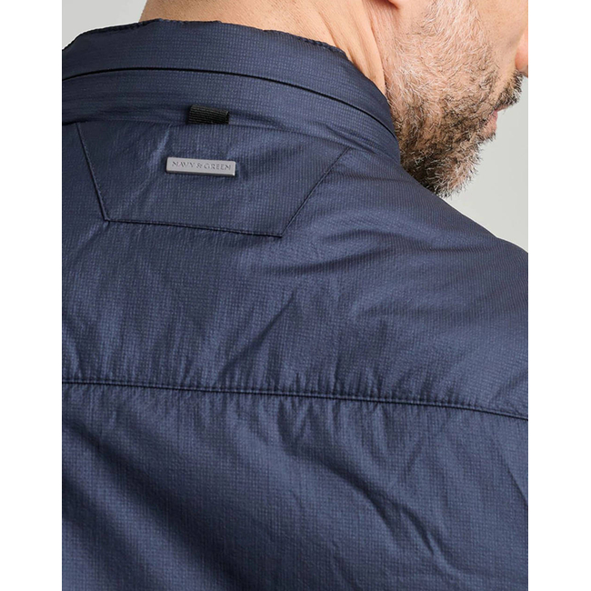 Product NAVY&GREEN VEST base image