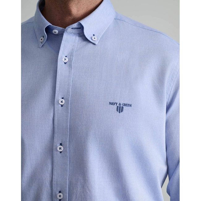 Product NAVY&GREEN COMFORT FIT SHIRT base image