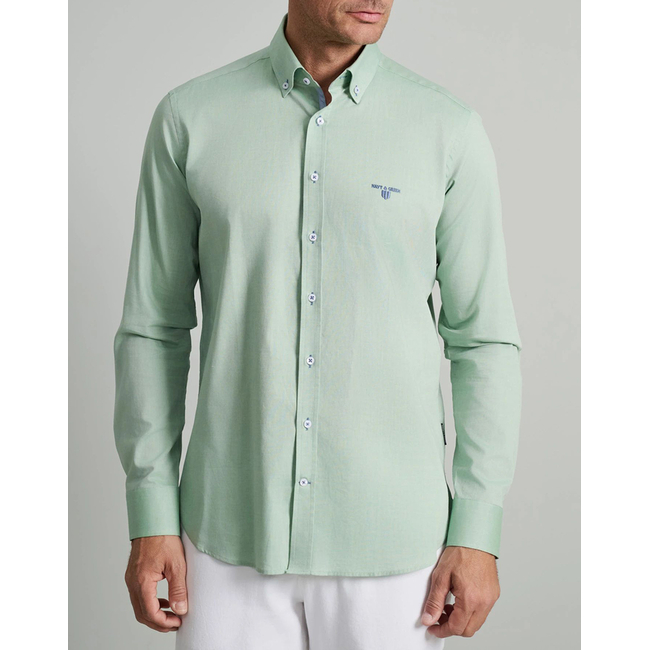 Product NAVY&GREEN COMFORT FIT SHIRT base image