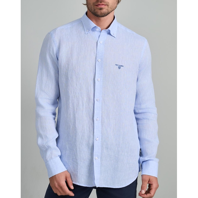 Product NAVY&GREEN COMFORT FIT SHIRT base image