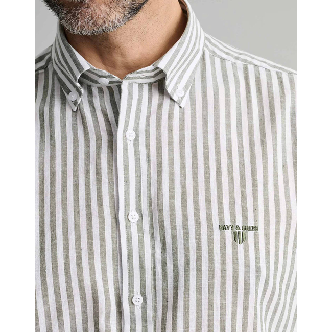 Product NAVY&GREEN COMFORT FIT SHIRT base image