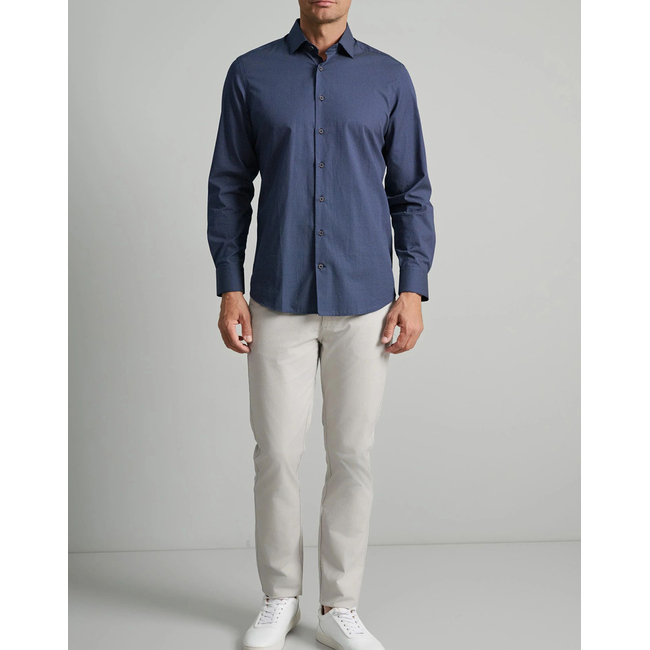 Product NAVY&GREEN FIT LINE SHIRT base image