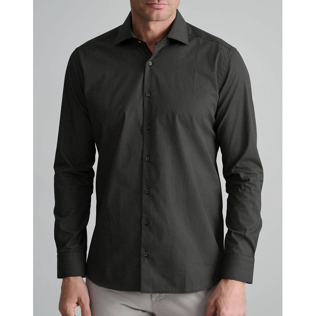 Product NAVY&GREEN FIT LINE SHIRT base image