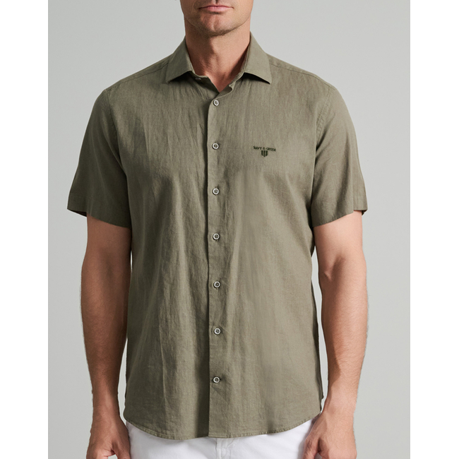 Product NAVY&GREEN COMFORT FIT SHIRT, SHORT SLEEVE base image