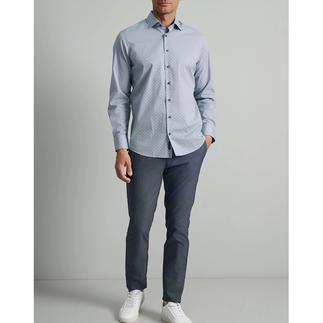 Product NAVY&GREEN FIT LINE SHIRT base image