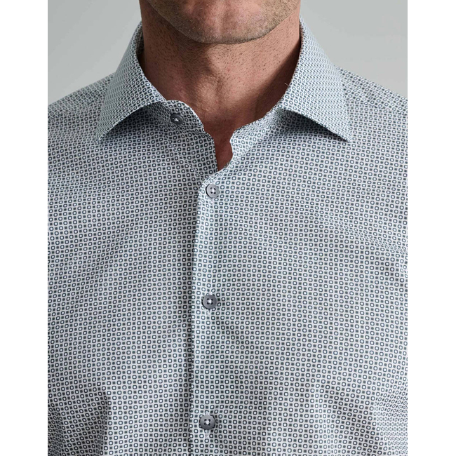 Product NAVY&GREEN FIT LINE SHIRT base image