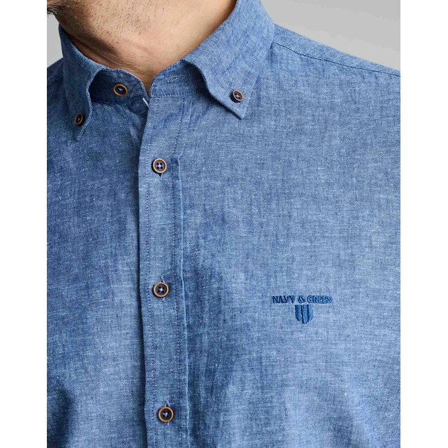 Product NAVY&GREEN COMFORT FIT SHIRT base image