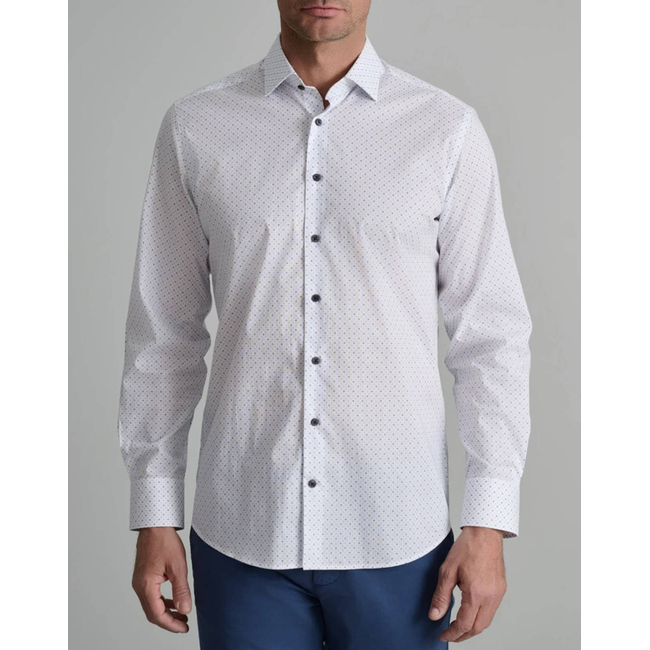 Product NAVY&GREEN FIT LINE SHIRT base image