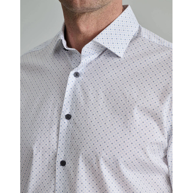 Product NAVY&GREEN FIT LINE SHIRT base image