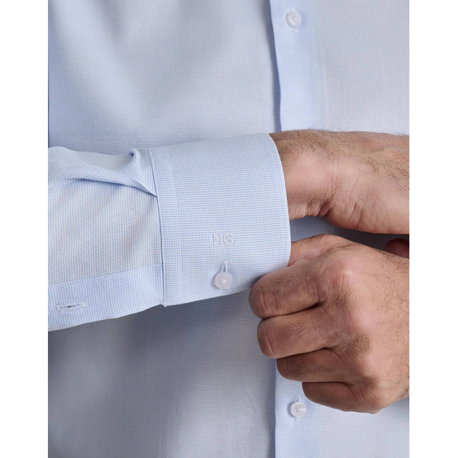 Product NAVY&GREEN FIT LINE SHIRT base image