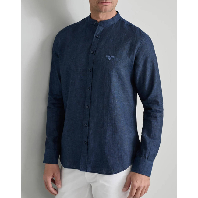 Product NAVY&GREEN MAO SHIRT COMFORT FIT base image