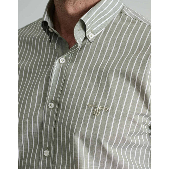 Product NAVY&GREEN COMFORT FIT SHIRT base image