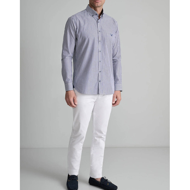 Product NAVY&GREEN COMFORT FIT SHIRT base image