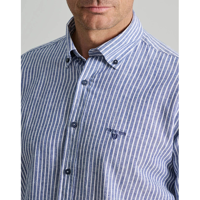 Product NAVY&GREEN COMFORT FIT SHIRT base image