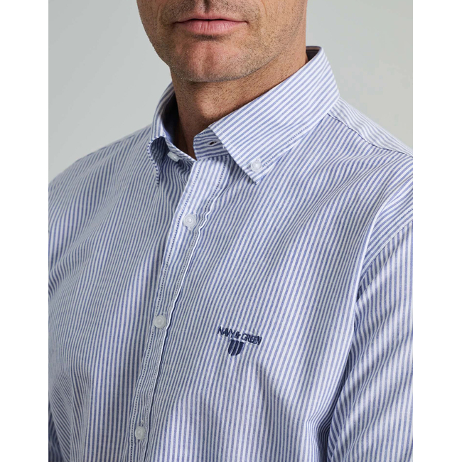 Product NAVY&GREEN COMFORT FIT SHIRT base image