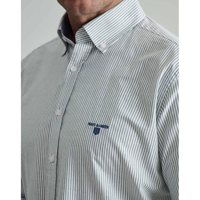 Product NAVY&GREEN COMFORT FIT SHIRT base image
