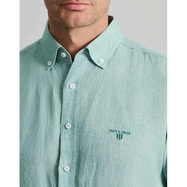 Product NAVY&GREEN COMFORT FIT SHIRT base image