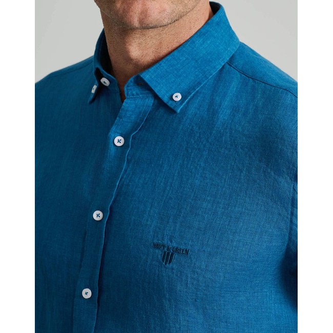 Product NAVY&GREEN COMFORT FIT SHIRT base image