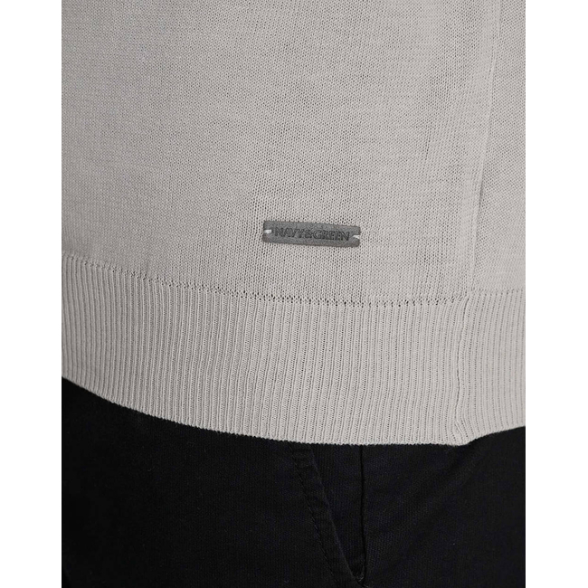 Product NAVY&GREEN KNITTED POLO, SHORT SLEEVE base image