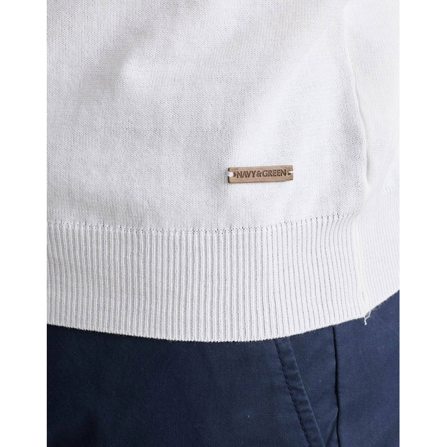 Product NAVY&GREEN KNITTED POLO, SHORT SLEEVE base image