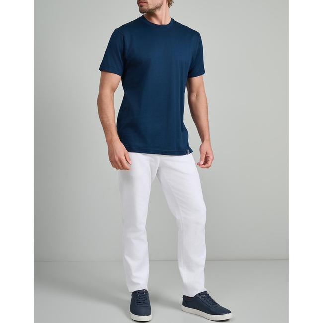 Product NAVY&GREEN V-NECK T-SHIRT base image