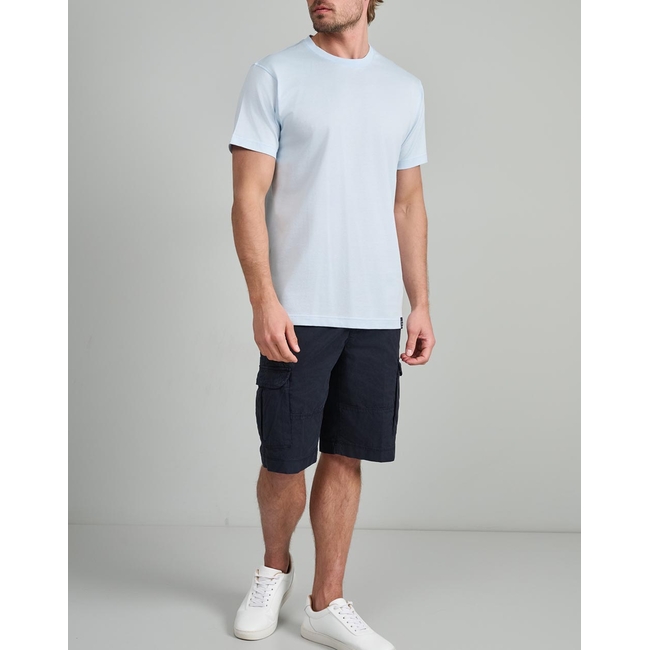 Product NAVY&GREEN V-NECK T-SHIRT base image